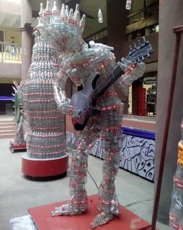 See what YabaTech students did with Coke bottles